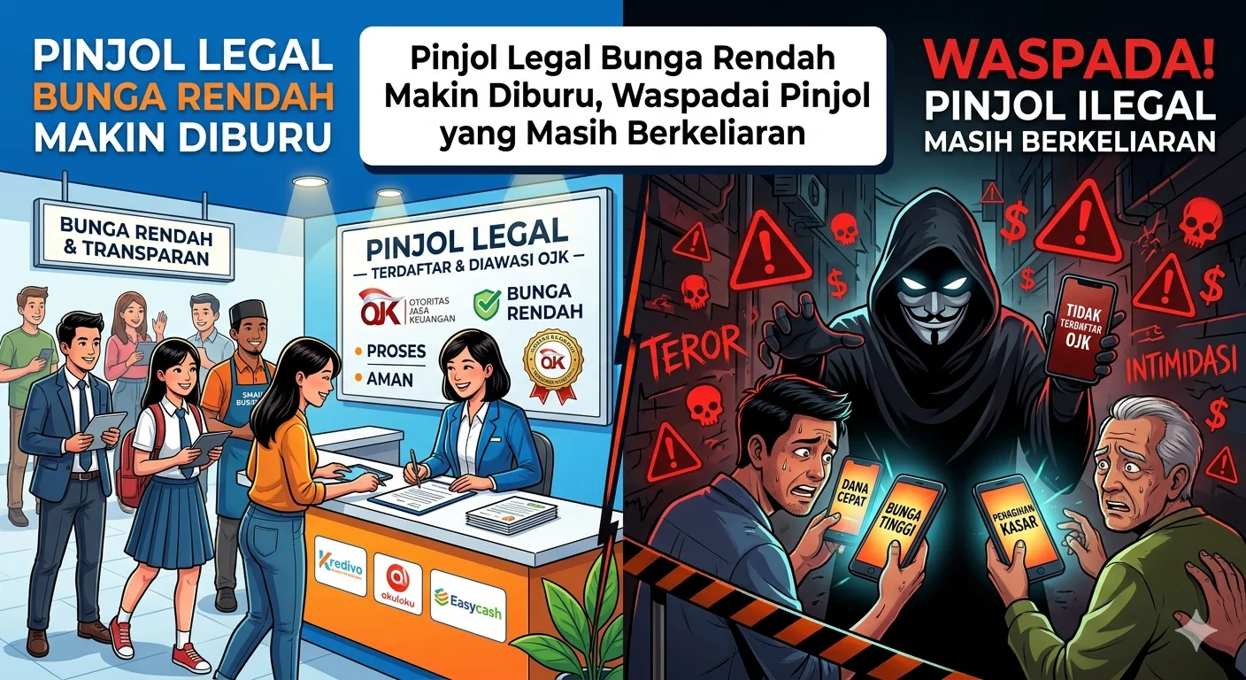 Pinjol Legal Bunga Rendah Makin Diburu